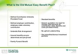 Old mutual funeral cover prices. Ppt Old Mutual Superfund Powerpoint Presentation Free Download Id 4516230