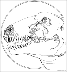 Coloring pages new coloring pages wild animal fundinghunt co page 2 103 parasaurolophus png cliparts for free download uihere ursula dinosaur king fandom. Tyrannosaurus Head Coloring Pages Dinosaurs Coloring Pages Coloring Pages For Kids And Adults