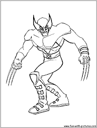 Keep a cat and pumpkin company on a magical night. Drawings X Men Superheroes Printable Coloring Pages