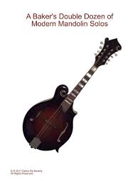 A Baker's Double Dozen of Modern Mandolin Solos (English Edition) eBook :  De Beverly, Calvin: Amazon.com.mx: Tienda Kindle