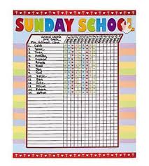 Free Printable Sunday School Attendance Sheets Mult Igry Com