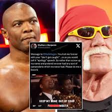 In recent interviews with Pat McAfee and TMZ, Hulk Hogan praised amateur  wrestlers in WWE but mistakenly referred to “Benjamin Shelton.” 💀💀 , Once  the clips made the rounds online, Shelton Benjamin ...
