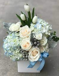 Save 7% with coupon (some sizes/colors) Baby Boy Blue By Pink The Little Flower Shop