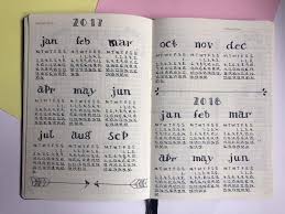 My 2017 Bullet Journal Look Through Gwennan Rees 2017 Bullet Journal January Bullet Journal Bullet Journal Yearly Calendar