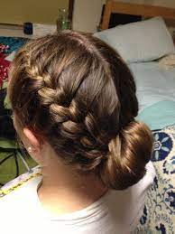Rope Twisted Bun Ballet Buns Hairstyle For Medium Long Hair Tutorial This Hairstyle Is Fast And Easy A Long Hair Styles Bun Hairstyles Braids For Long Hair