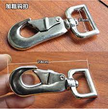 Maybe you would like to learn more about one of these? 1 For 25mm Webbing Tapes 5pcs High Quality Silver Heavy Duty Swivel Clips Snap Hook Trigger Style For Dog Leashes Bag Straps Bag Straps Dog Leash Silver