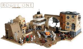 See more ideas about lego star wars, lego, star wars. Lego Star Wars Moc Jedha Ambush On Tythoni Square Zusammengebaut