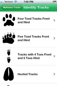 mynature animal tracks mynature apps