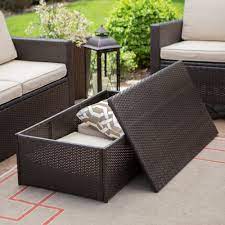 Coral Coast Berea Outdoor Wicker Storage Coffee Table Www Hayneedle Com Outdoor Furniture Sale Patio Furniture Storage Outdoor Coffee Tables