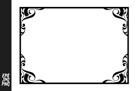 Download Frame Border Ornament Vector Decoration Graphic By Arief Sapta Adjie Creative Fabrica Yellowimages Mockups