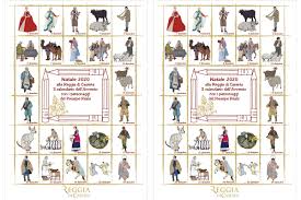 Se traslada al lunes la fiesta de año nuevo. Agcult Caserta Dalla Reggia Arriva Il Calendario Dell Avvento Da Colorare Con Il Presepe Di Corte
