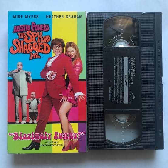 Austin Powers the Spy Who Shagged Me VHS Tape 90s Cult Comedy Mike Myers -  Etsy