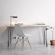 Since our recent move from sacramento to petaluma forced drew and i to downsize we sold the majority of our larger pieces of furniture at a garage sale. Black Table Legs Hairpin Metal Robust Handmade