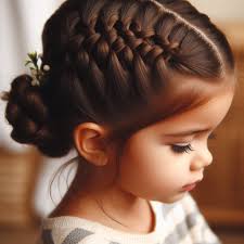 twisted headband braid hairstyle for girl Kid