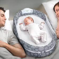 Baby Delight Snuggle Nest Surround Portable Infant Sleeper In Grey White Buybuybaby Com Baby Sleepers Snuggle Nest Portable Baby Sleeper