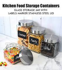4 Pcs Kitchen Airtight Food Storage