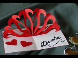 Einfach vogel basteln vorlage tipps zum selberbauen. Herz Klappkarte Heart Pop Up Card Muttertag Hochzeit Valentinstag Geburtstag Muttertag Selber Basteln Valentinstag Basteln Valentinstag Basteln Kinder