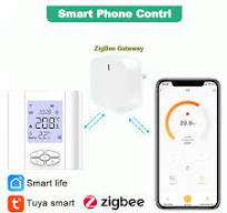 Tuya Smart Home Zigbee /Wifi Thermostat For Gas Boiler Zigbee Thermostat  Wamr floor Controller Alexa Google Home Alexa Alice - AliExpress