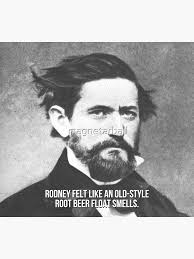 Pegatina for Sale con la obra «Flotador de cerveza de raíz» de magnetarball 