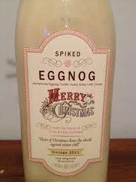 Cute Label For Home Made Eggnog Or Other Liquor Gifts Homemade Eggnog Christmas Drinks Homemade Liquor