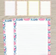 Decorative Writing Paper Printable Lined Paper For Kids Etsy In 2021 Writing Paper Printable Printable Lined Paper Lined Paper For Kids