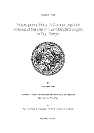 via sad and useless you may also like: Pdf Haters Gonna Hate A Corpus Linguistic Analysis Of The Use Of Non Standard English In Pop Songs Alexander Eiter Academia Edu