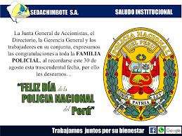 Cuenta oficial de la policía nacional del perú. Sedachimbote S A
