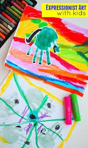 The drawing made easy series introduces budding artists to the fundamentals of pencil drawing. Hand Print Franz Marc Expressionist Art With Kids Pink Stripey Socks