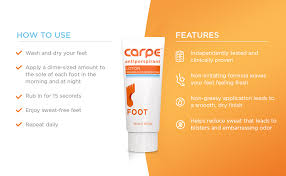 Find out how to keep your feet healthy and odor free. Amazon Com Carpe Antiperspirant Foot Lotion A Dermatologist Recommended Solution To Stop Sweaty Smelly Feet Helps Prevent Blisters Great For Hyperhidrosis Health Personal Care