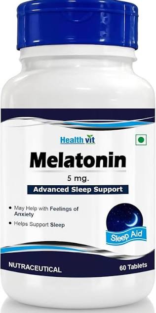 Healthvit Melatonin 5mg Sleep Aid Tablets