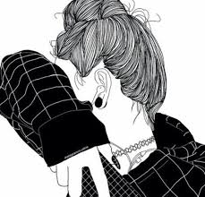 Grunge Fille Noir Et Blanc Dessin Noir Et Blanc Dessins De Fille Art Tumblr