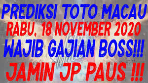 Tarikan Rumusan Togel Totomacau Rabu 18 November 2020 Rumus Toto Macau Jitu Youtube