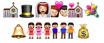 Image of Wedding emoji WhatsApp