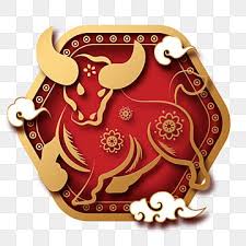 Gambar Lunar Baru Tahun Tahun Baru Cina Menguntungkan Garis Sapi Abstrak Menguntungkan Meriah Baris Png Transparan Clipart Dan File Psd Untuk Unduh Gratis In 2021 Chinese New Year New Years Decorations