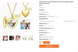 Top 10 Hot Selling Print On Demand Jewelry For Drop Shipping In 2018 Your Favorite Dropshipping Partner Selling Prints Photo Locket Necklace Print On Demand