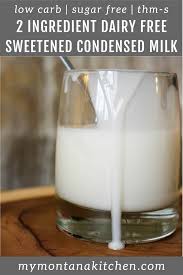 Condensed Dairy Free Milk Sweetened A Sweet And Creamy Sweetened Condensed Milk That Is Both Dairy And Sugar Free And It S Only Two Ingredients Da En 2020