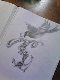 Blue Bird And Rose Tattoo Pin By Alexis Peine On Tattoo Ideas Anchor Bird Tattoos Traditional Tattoo Tattoos