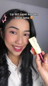 Lip tint super airy dan tahan lama 😍 #airytintemina #liptint #muziktiger