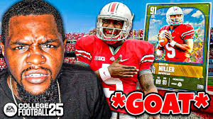 BRAXTON MILLER IS THE BEST QB IN NCAA COLLEGE FOOTBALL 25! HES UNSTOPPABLE!