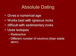 This technique is primarily used to date. Radiometric Dating Chapter 18 Geology Absolute Dating Gives A Numerical Age Works Best With Igneous Rocks Difficult With Sedimentary Rocks Uses Isotopes Ppt Download