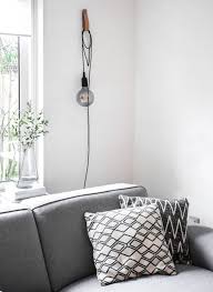 diy snoerboer lamp aan lederen lus diy lamp karwei 1 2018 sleepingdiy vegglampe interior lys lamper stue