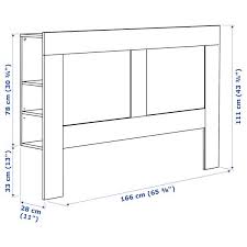 Brimnes Tete De Lit Avec Rangement Blanc 160 Cm Ikea En 2020 Lit Avec Rangement Integre Lit Rangement Tete De Lit Avec Rangement