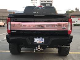 2017 f 350 platinum 4x4 crew cab with 35 s and 2 5 ready lift rose gold ford trucks crew cab trucks pinterest