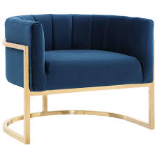 Magnolia Chair Navy With Gold Base Chairs Furniture Navy Chair Accent Chairs For Living Room Navy Blue Accent Chair