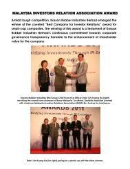 Bhd.(1977) kossan is one of the largest producer of disposable latex and nitrile gloves in malaysia, the. Download Kossan Rubber Industries Berhad