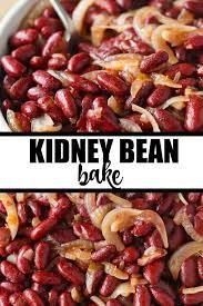 Kidney Bean Bake Recipe Recipes With Kidney Beans Bean Recipes Healthy Recipes