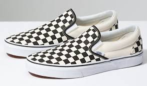 Black And Grey Checkered Slip On Vans Checkerboard Slip On Shop Shoes At Vans Vans Slip On White Slip On Vans Skate Shoes