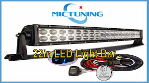 Mictuning 22 Inch Led Light Bar Review Youtube