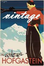 Vintage Ski Poster by Edith Riedel and Olga Zaremba