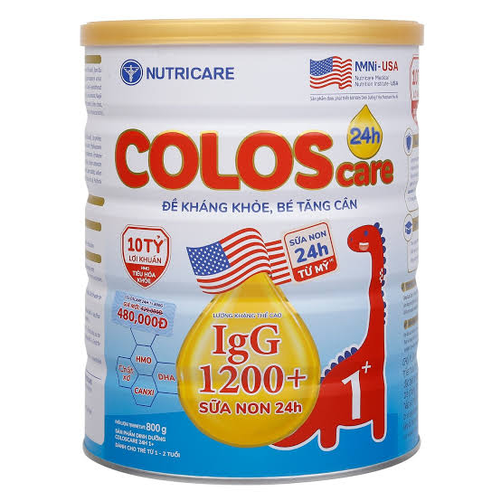 Sữa bột Nutricare ColosCare 1+ 800g